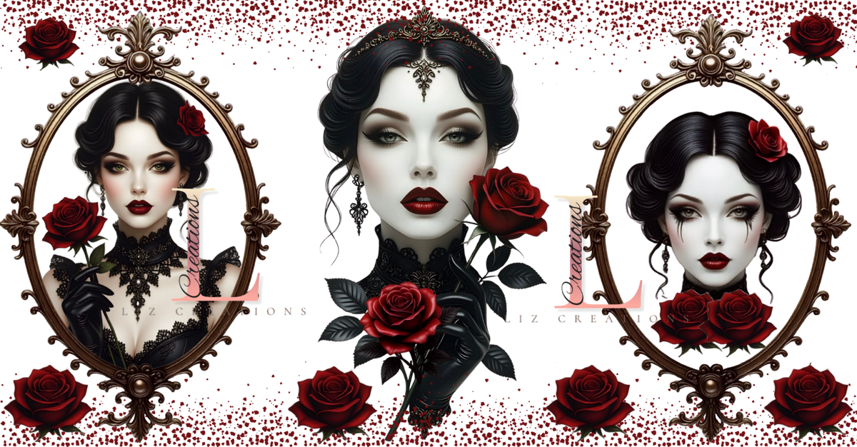 Lady in red